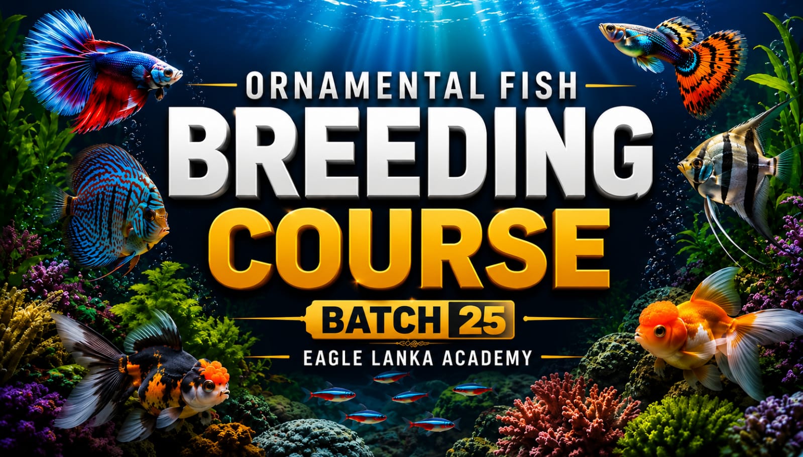 ORNAMENTAL FISH BREEDING COURSE BATCH 25